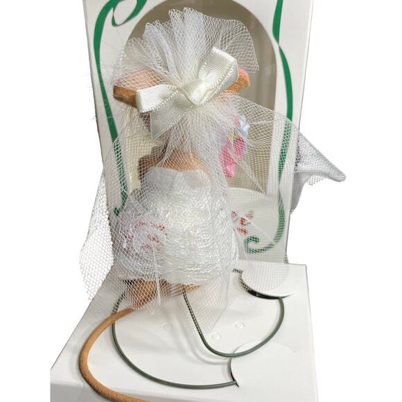 Annalee 3" Bride Mouse Shelf Sitting Vintage Doll 1997 In Box Home Decor - Picture 5 of 9